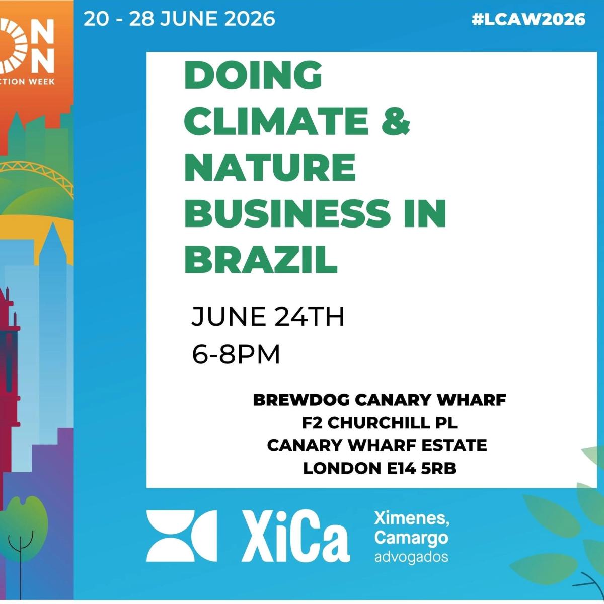 Doing Climate & Nature Business in Brazil @ LCAW