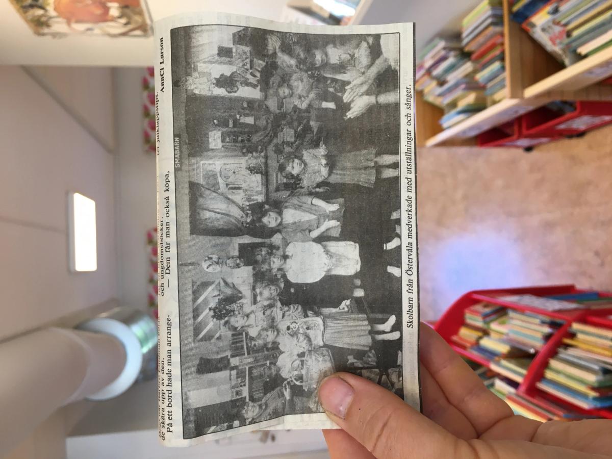 Utställning: Östervåla bibliotek genom tiderna