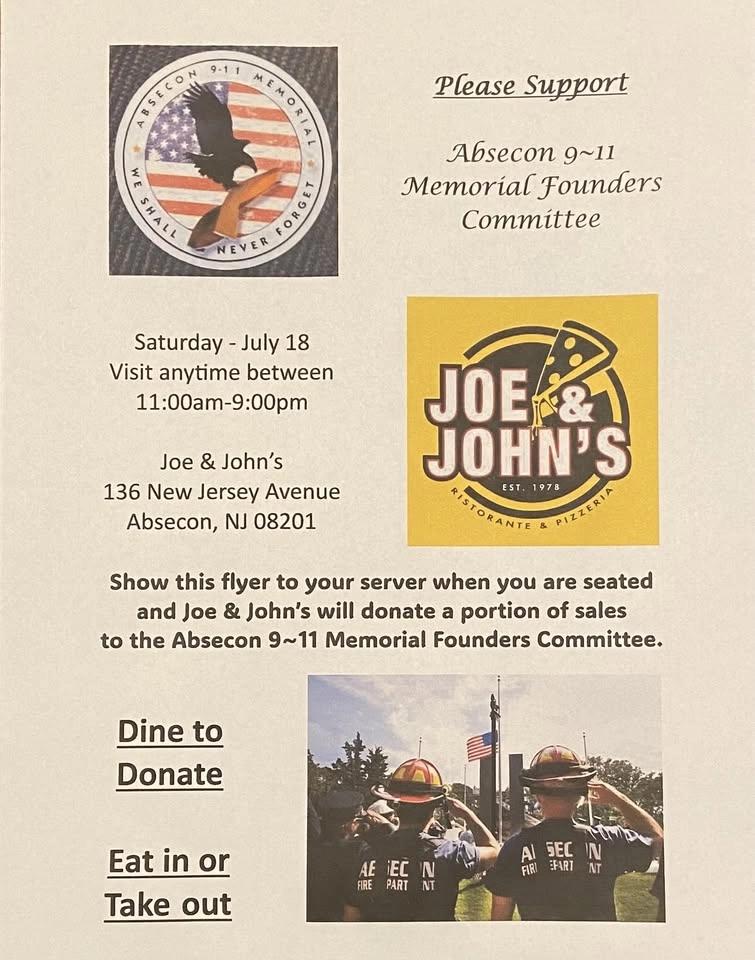Dine to Donate Fundriaser