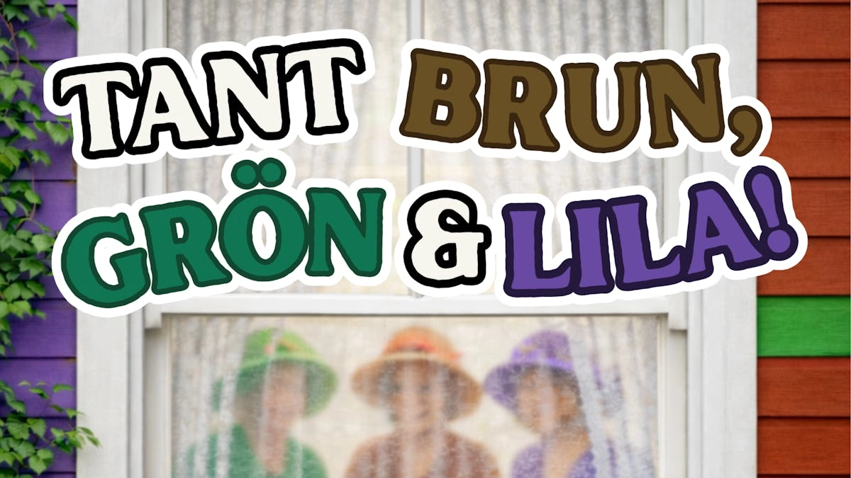 Tant Brun, Grön & Lila