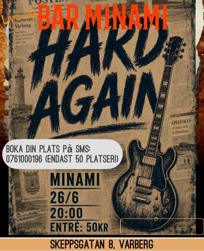 Hard Again- live på Bar Minami