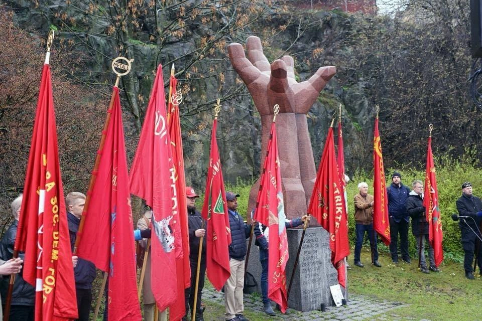 La Mano 1:a maj - Högtidlighållandet av de spanienfrivilliga