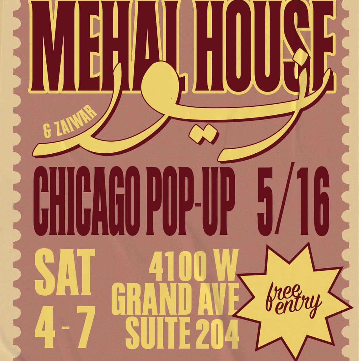 Zaiwar x Mehal House Pop Up
