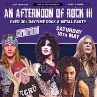 An Afternoon of Rock: SHEFFIELD (Over 30s Rock/Metal) 2pm-6:30pm
