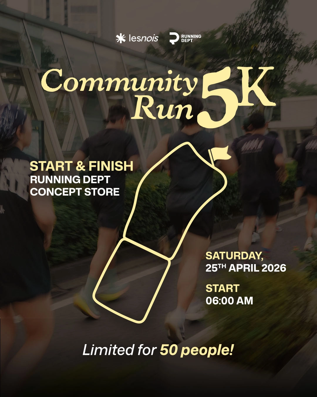 Lesnois x Running Dept: Peace after Pace