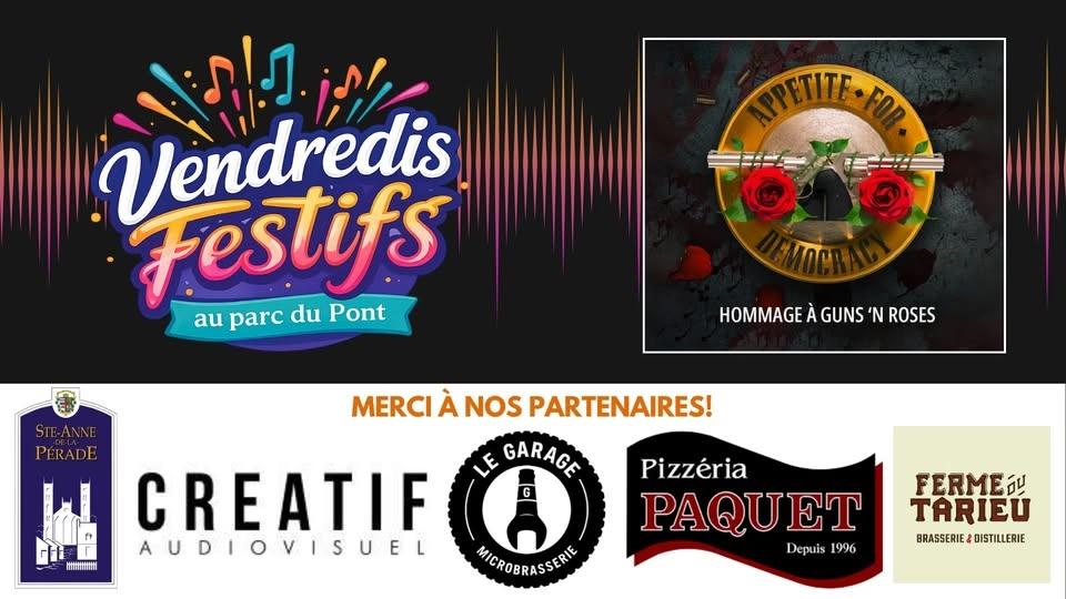 🎸🔥 Vendredis Festifs – Hommage à Guns N’ Roses 🔥🎸