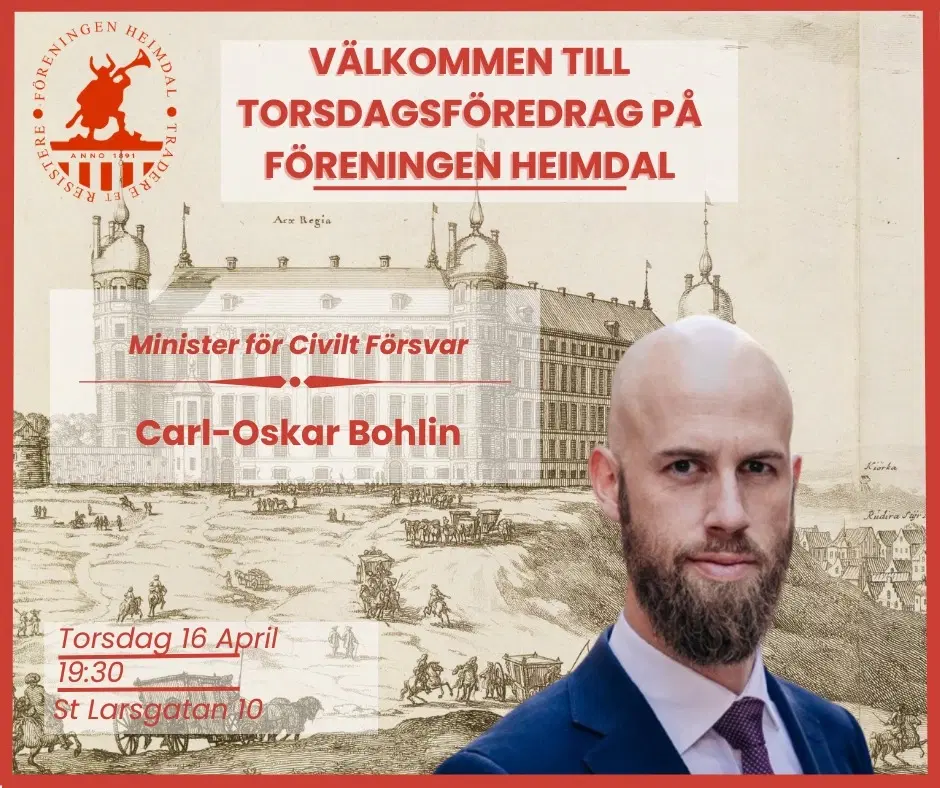 Carl-Oskar Bohlin - Minister för civilt försvar