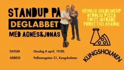 Standup på Deglabbet Kungsholmen - april