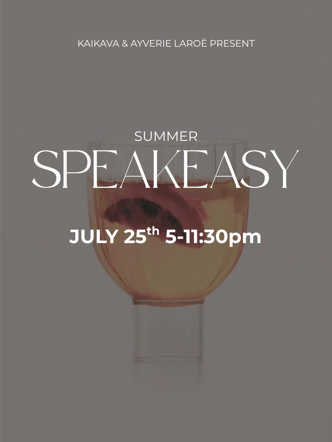(Kava) SPEAKEASY