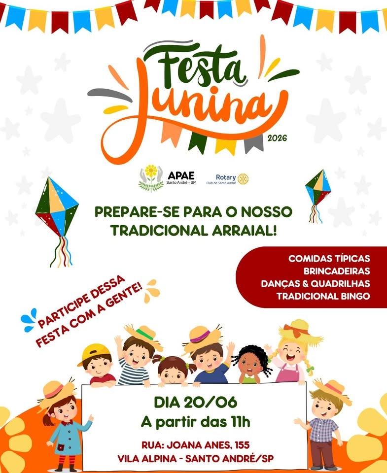 Festa Junina 2026 - APAE Santo André