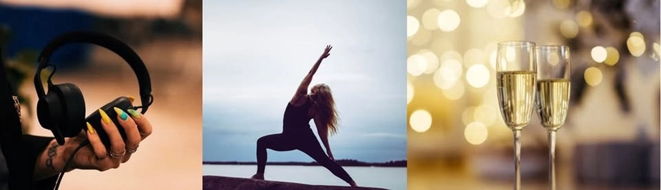 Yoga med DJ för välgörenhet