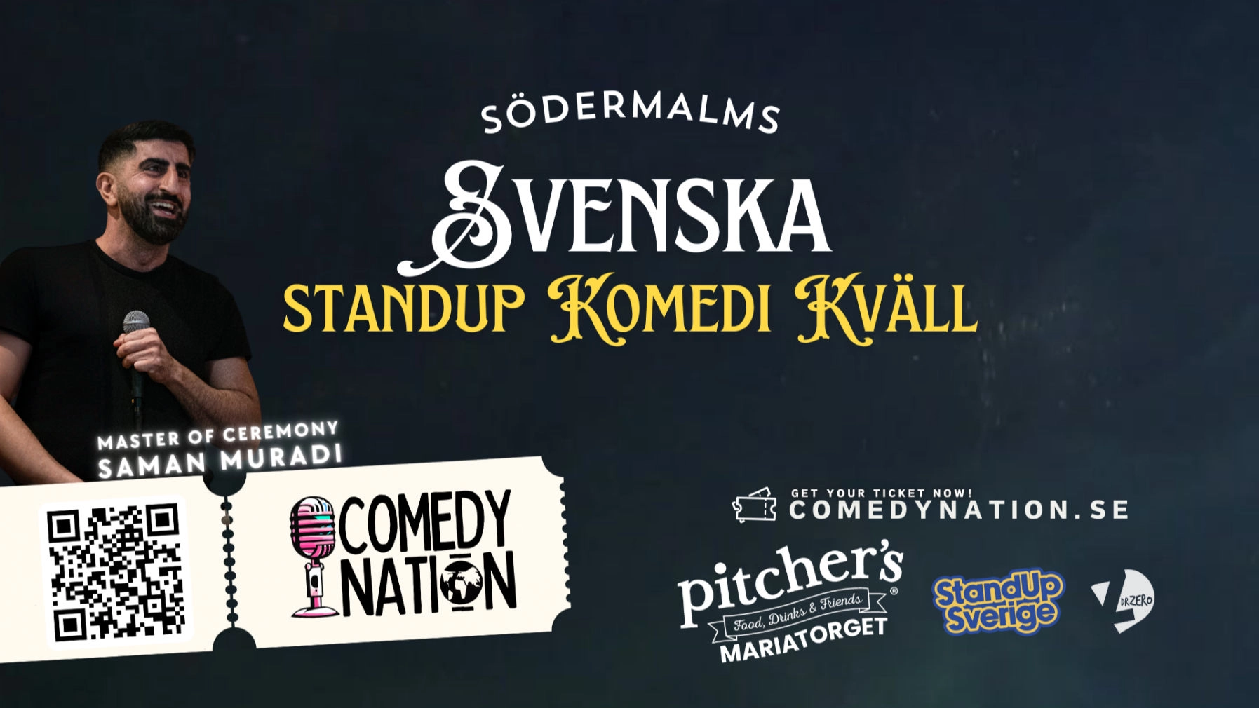 Södermalms Svenskan Standup Komedi- Onsdags