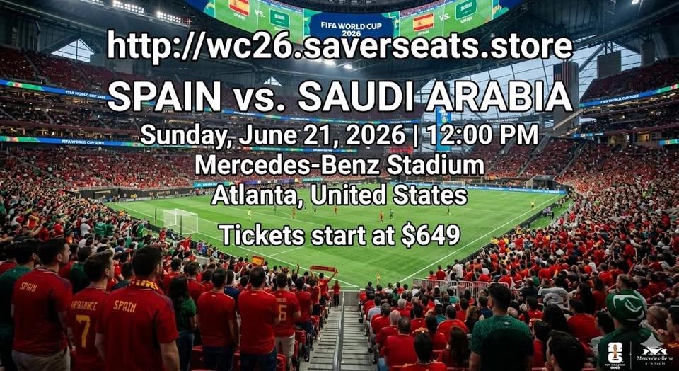 Spain vs Saudi Arabia - World Cup 2026