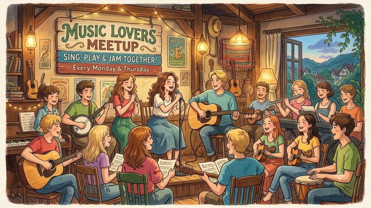 Mon & Thu 🎙️🎸 Sing, Play & Jam Together! 🎹 Music Lovers Meetup 🎵