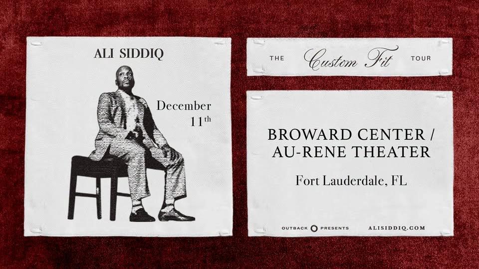 Ali Siddiq: The Custom Fit Tour
