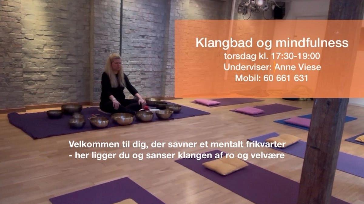 Kbh: Skab mental fokus med klangbad og mindfulness v/ Anne Viese - torsdag d. 3. december kl 17:30