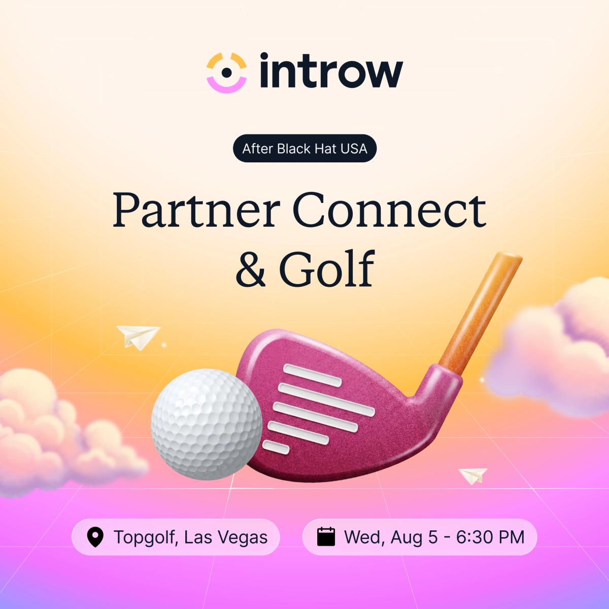 Partner Connect & Golf - For Channel & Partnership Leaders in Cybersecurity