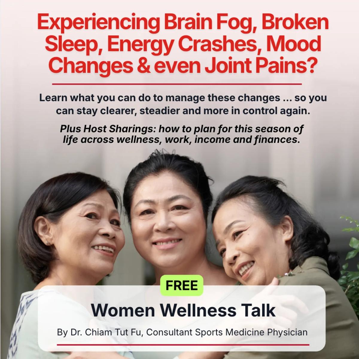 Women Wellness Talk with Dr. Chiam