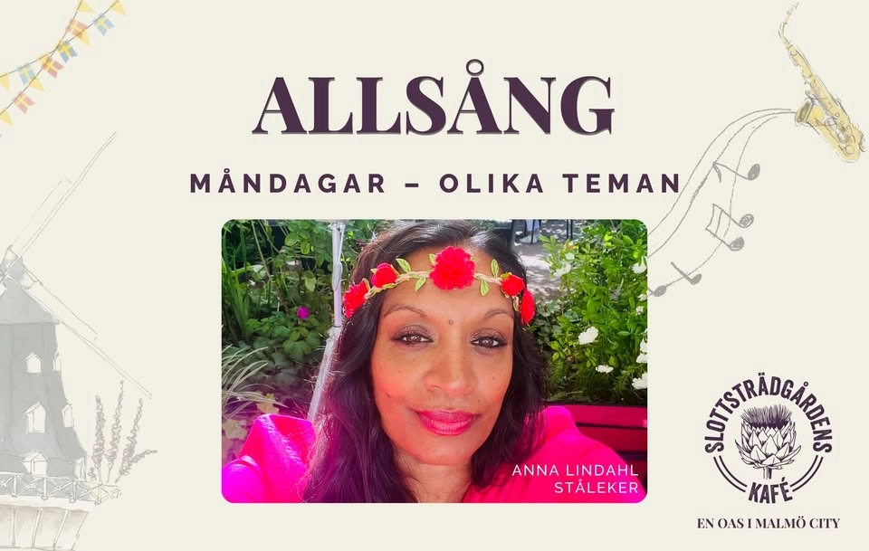 Allsång på Slottsträdgårdens Kafé - Tema: Sommarkänslor