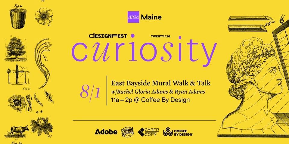 Maine Design Fest β26: East Bayside Mural Walk & Talk