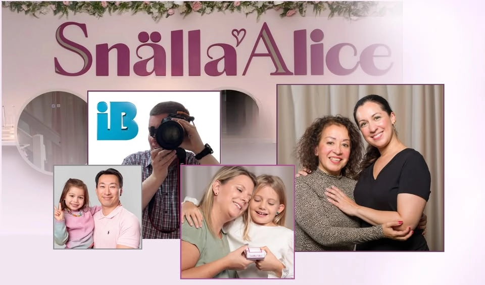 Pop-up med fotografering hos Snälla Alice