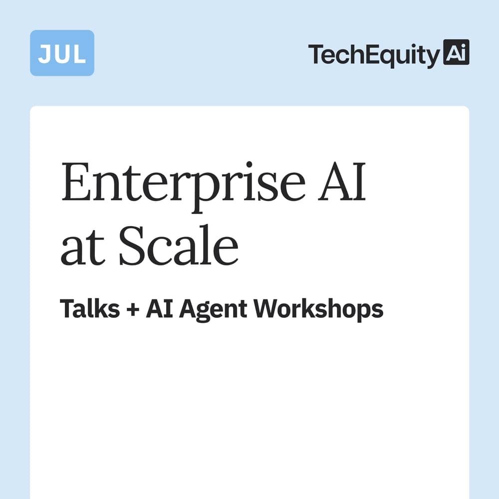 Enterprise AI at Scale: Talks + AI Agent Workshops
