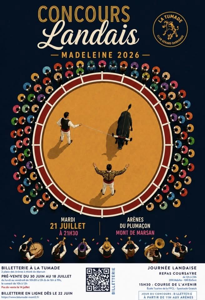 🐂 Concours Landais de la Madeleine 2026