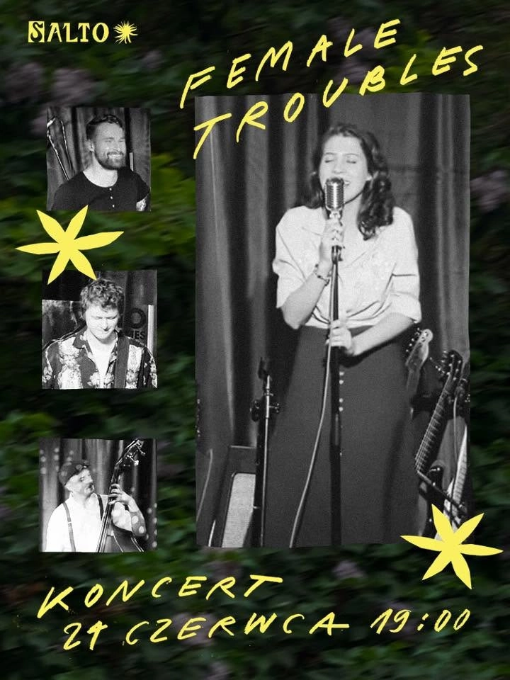 Koncert Female Troubles w Salto barze | blues & swing | 24.06 | 19:00