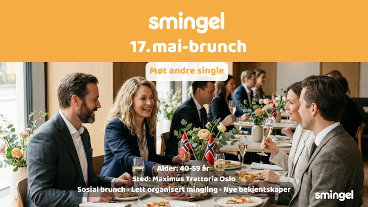 Smingel 17. mai-brunch (40-59 år)