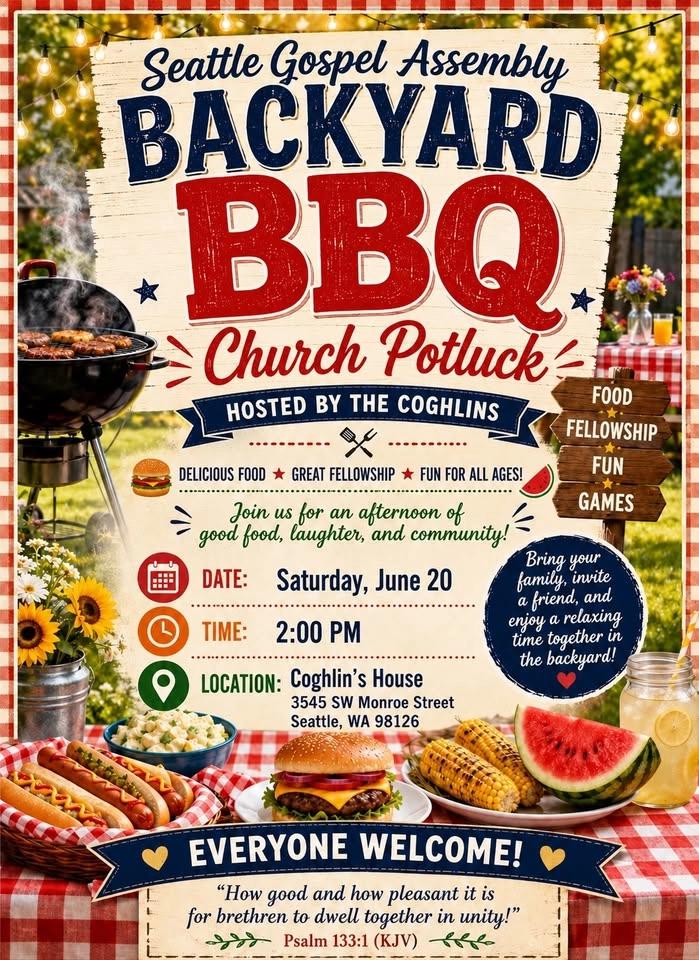 ☀️ SGA BACKYARD BBQ ☀️