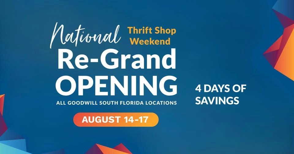 National Thrift Shop Weekend Re-Grand Opening!