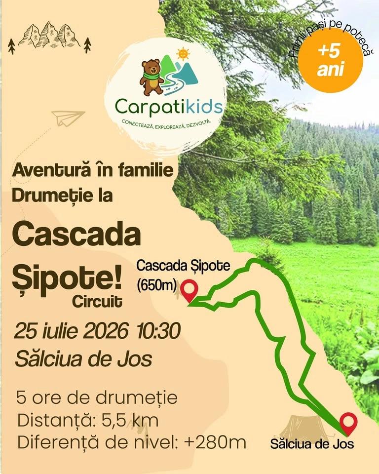 🌲 Aventură în Familie: Drumeție la Cascada Șipote (Cascada de Travertin)