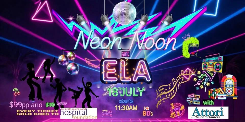 Neon Noon: An 80s Lunch Party