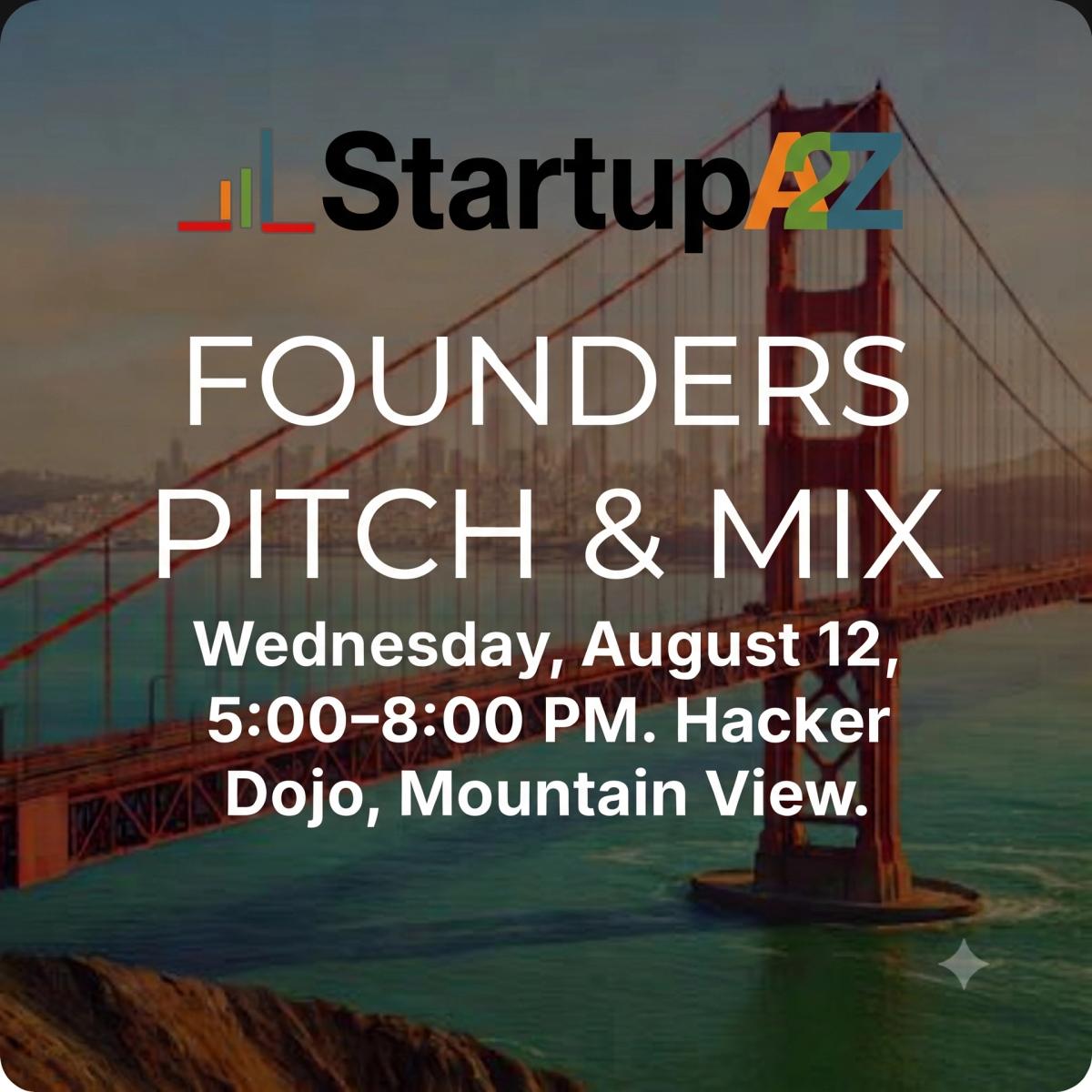 StartupA2Z Founders Pitch & Mix