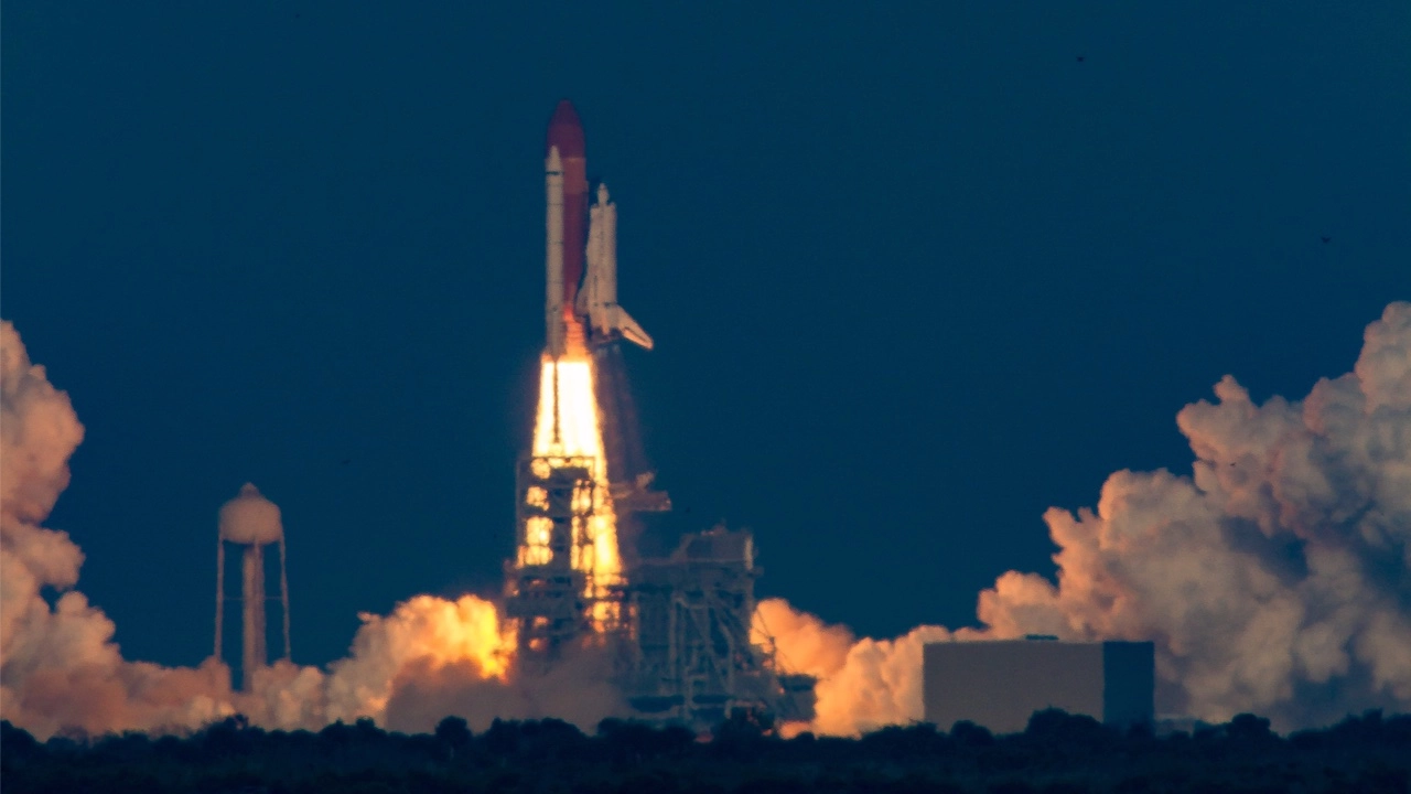 Jak se fotí strat kosmické rakety