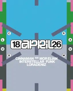 Cinnaman b2b Mor Elian, Interstellar Funk, Loradeniz