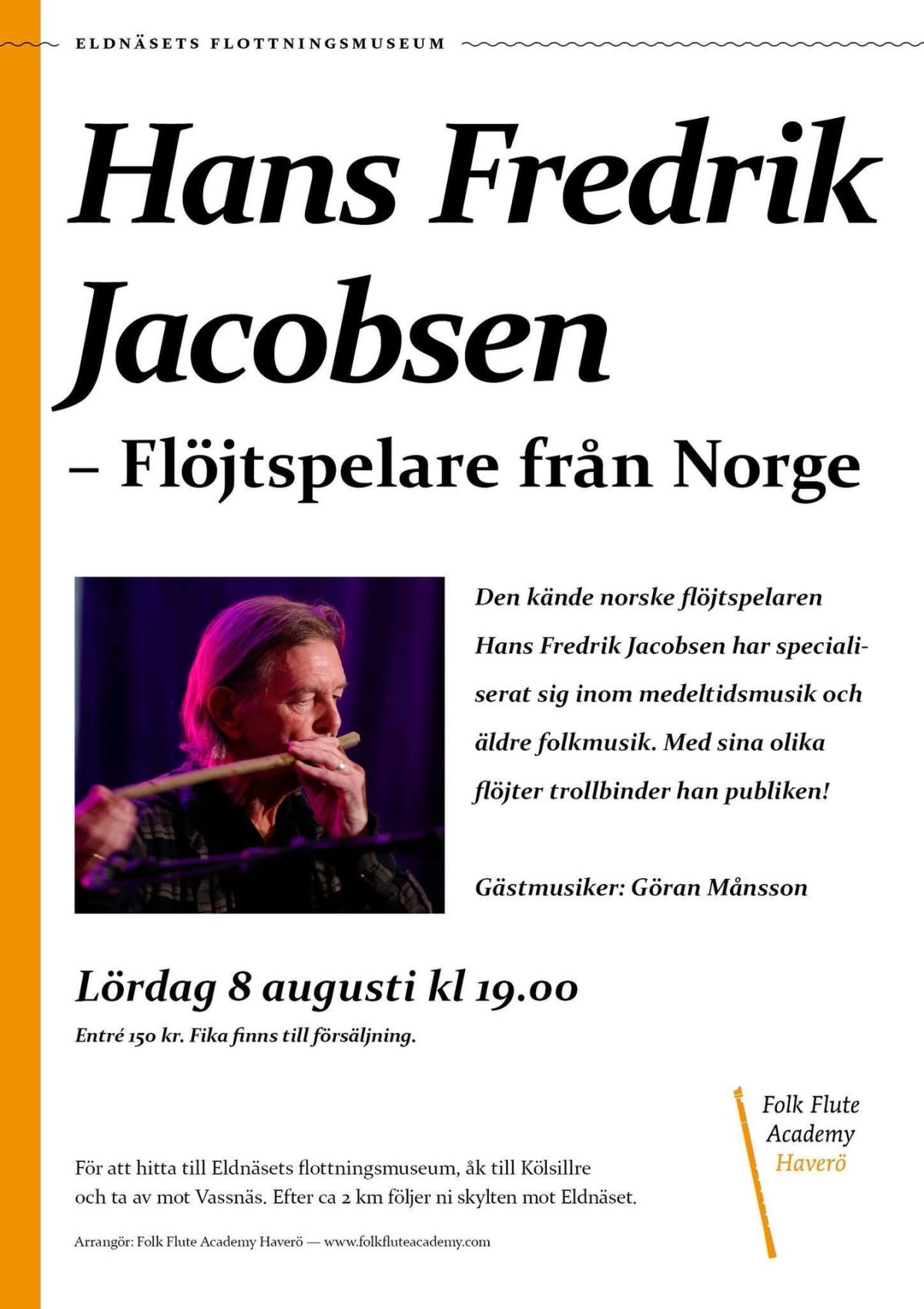 Konsert med Hans Fredrik Jacobsen