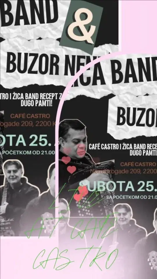 Café Castro | ŽICA BAND feat Buzor Nenić