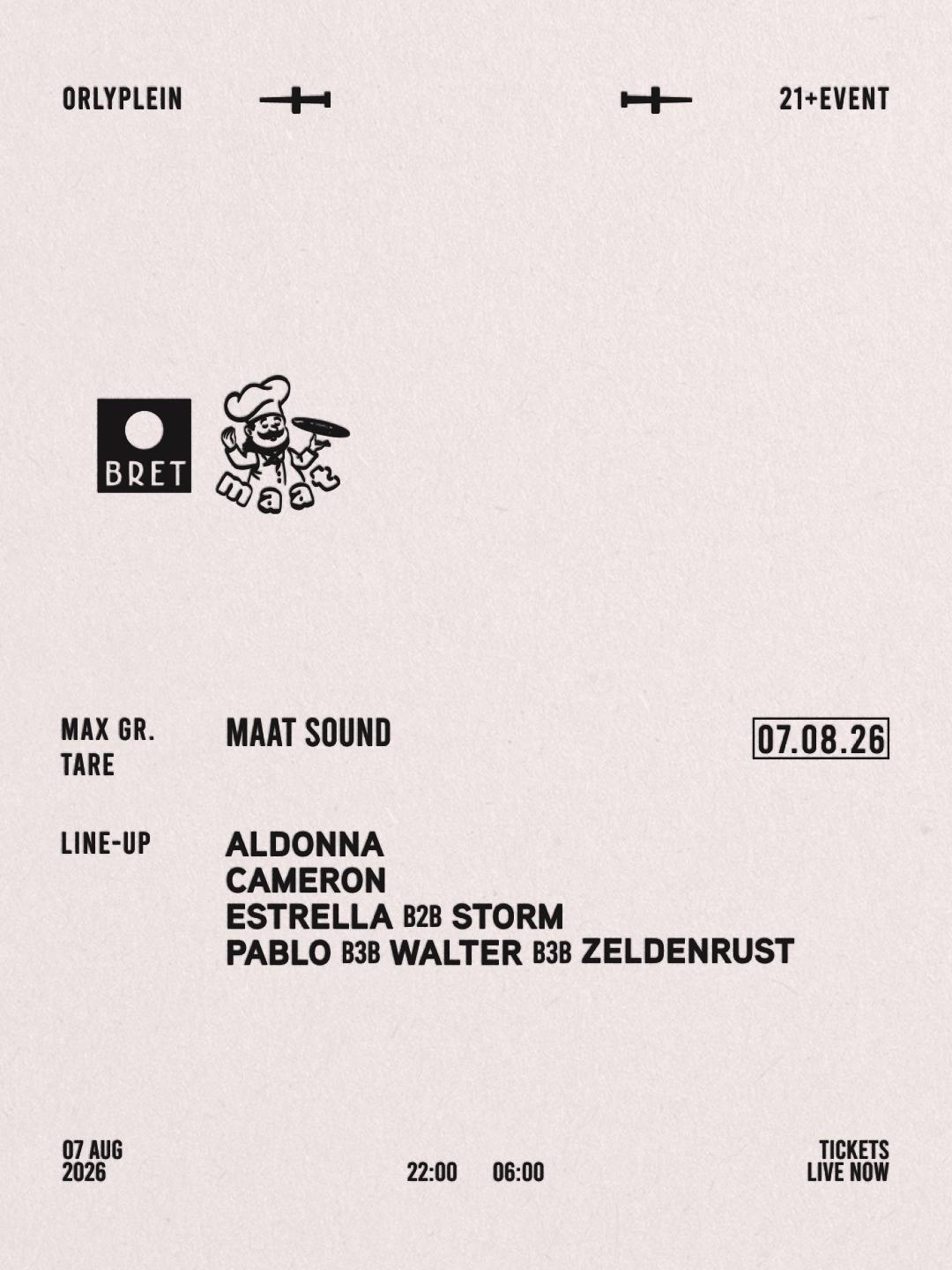 MAAT SOUND - Aldonna, Cameron, STORM & ESTRELLA, Maat Sound