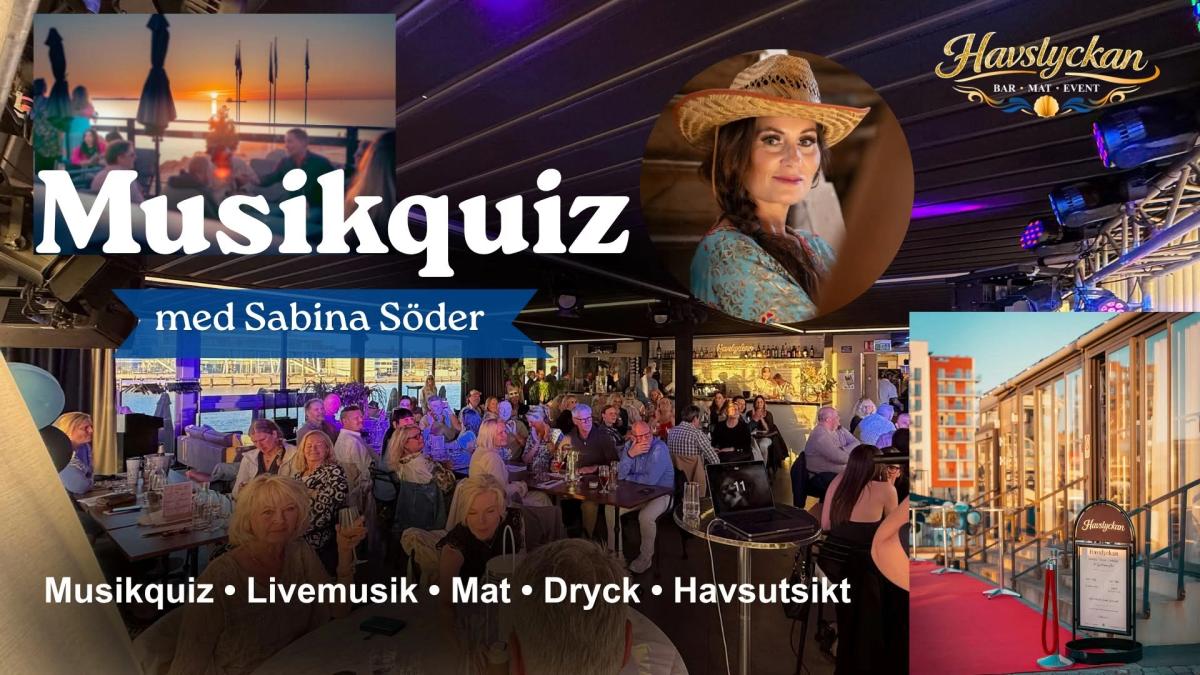 Musikquiz vid havet med Sabina Söder