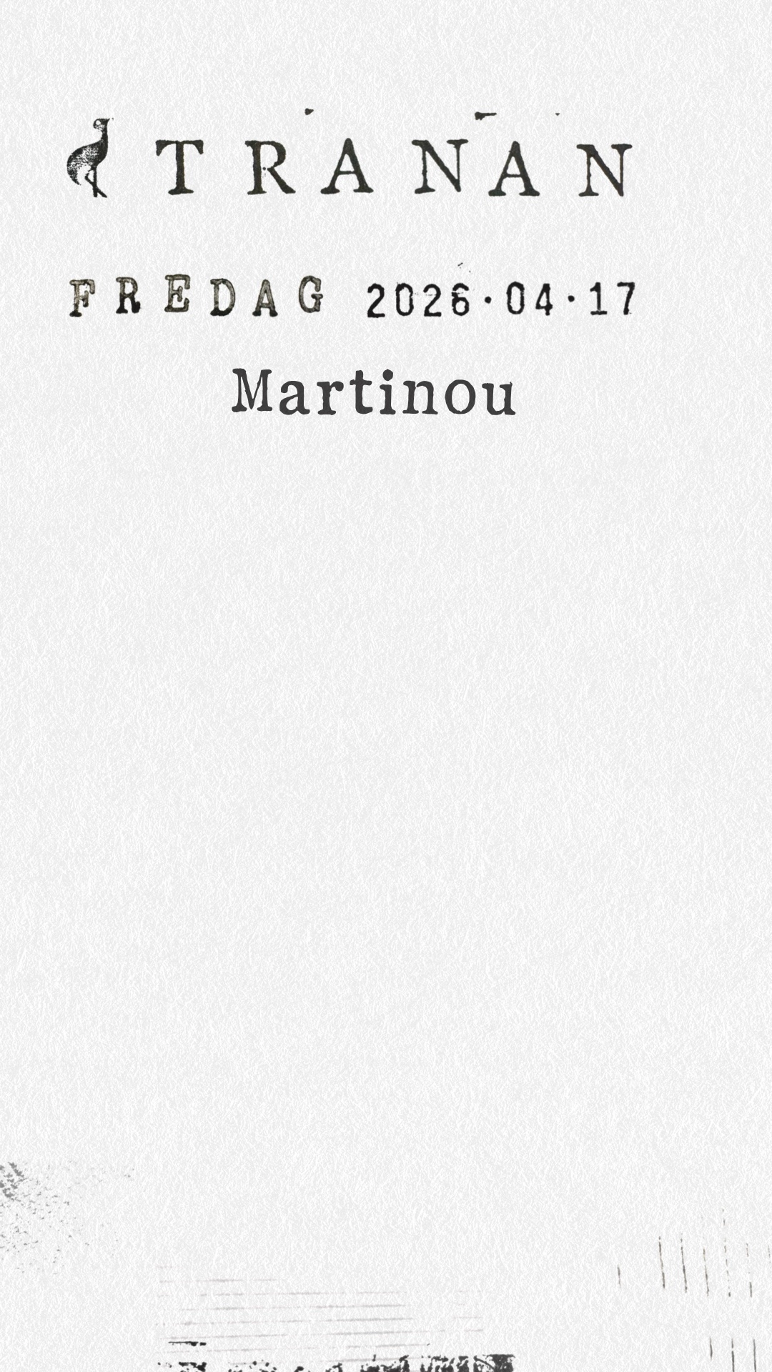 Martinou (all night)