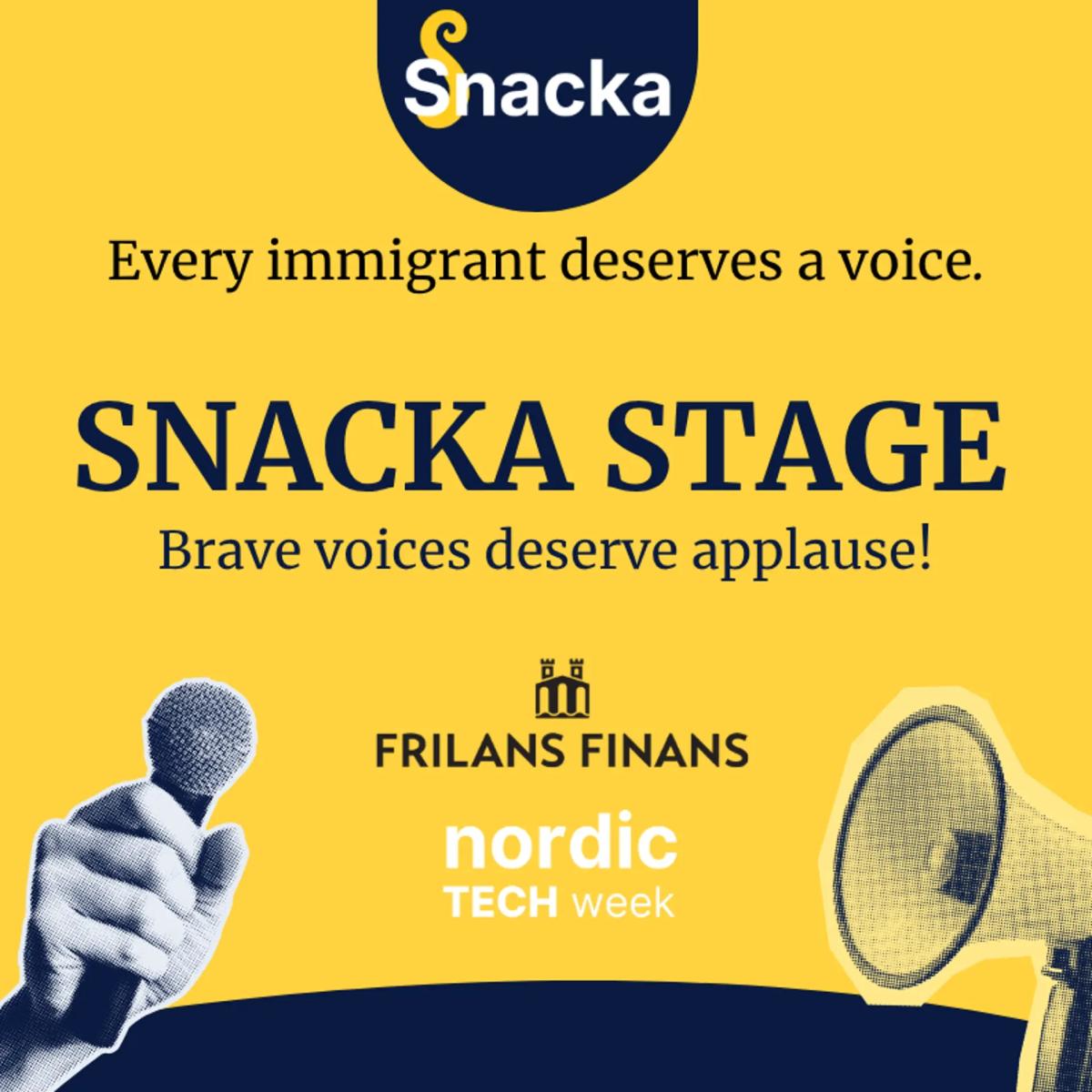 Snacka Tech Stage
