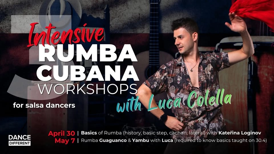 Rumba Cubana Intensive for Salsa Dancers 🤩 Workshops with Luca Colella