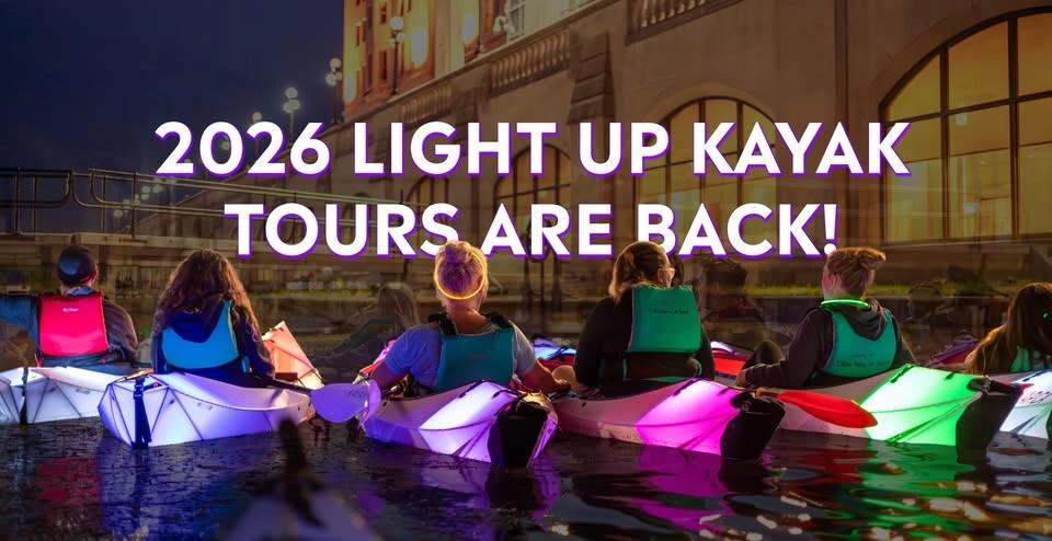 Light at Night Kayaking