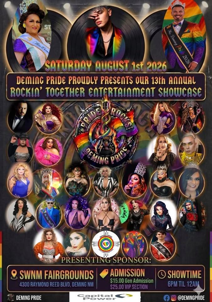 DEMING PRIDE '26 "ROCKIN' TOGETHER" PRIDE EVENT