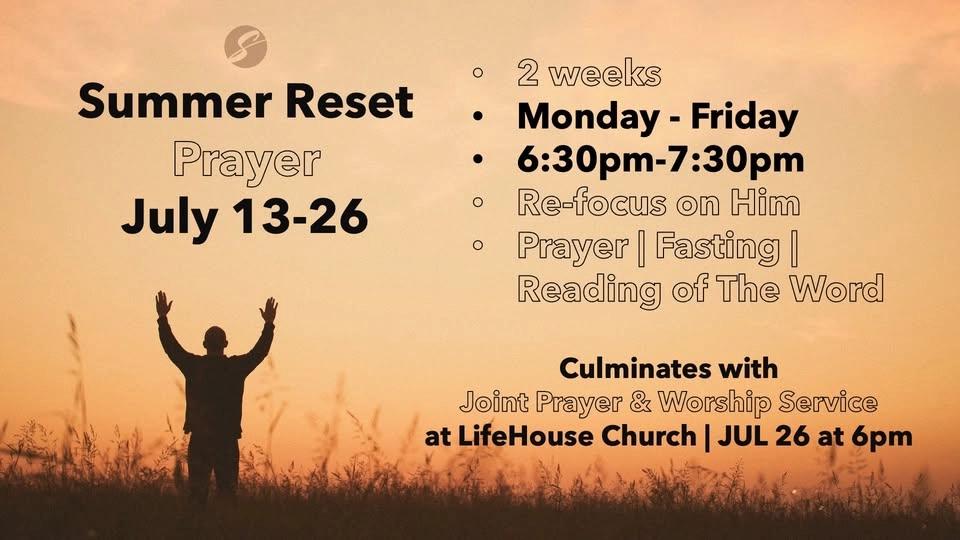 Summer Reset Prayer