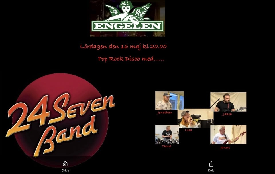 24Seven Band spelar på Engelen