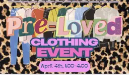 Annual Pre-Loved Clothing Event