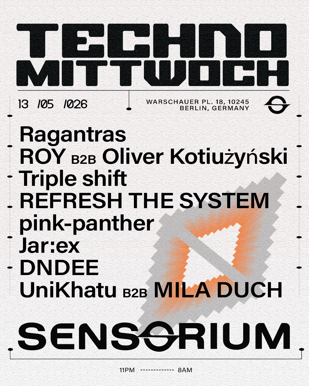 TECHNO MITTWOCH / OPEN AIR AFTER PARTY FROM 6:00