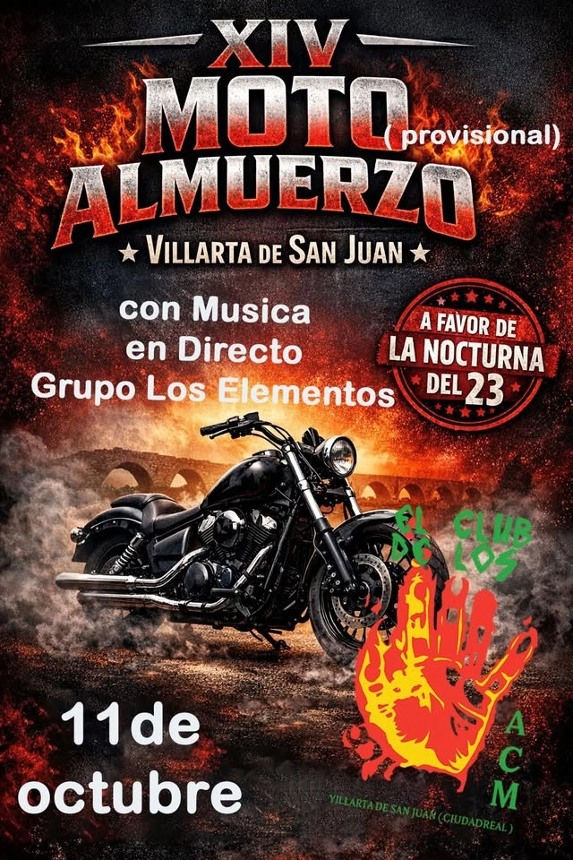 Moto almuerzo. El club de los 5